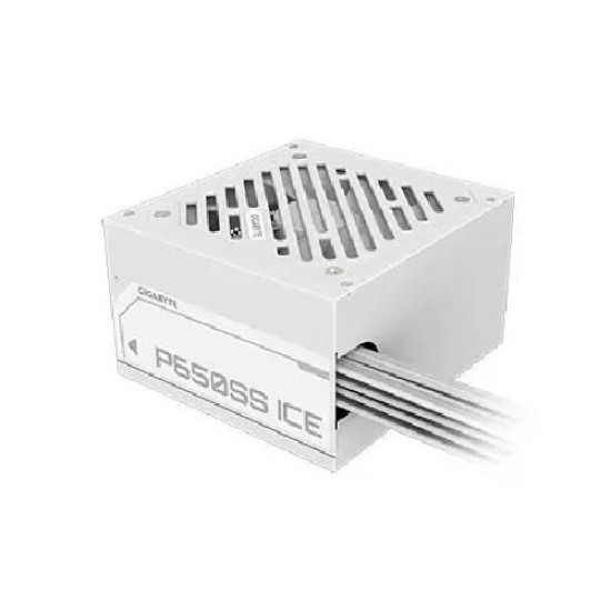 Gigabyte P650SS ICE 650W Non Modular 80 Plus Silver Certified White Power Supply