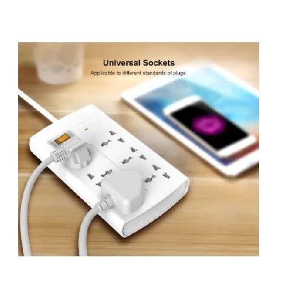 Huntkey SZM604 6 Ports Power Strip With Surge Protection
