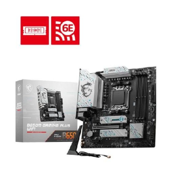 MSI B650M GAMING PLUS WIFI AM5 Motherboard