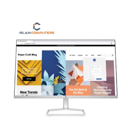 HP Series 5 23.8 Inch FHD White Monitor 524sw