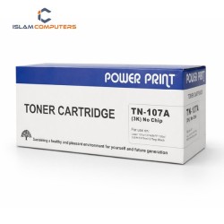 Power Print TN-107A Toner Cartridge No Chip (3K Pages) for HP Laser Printers