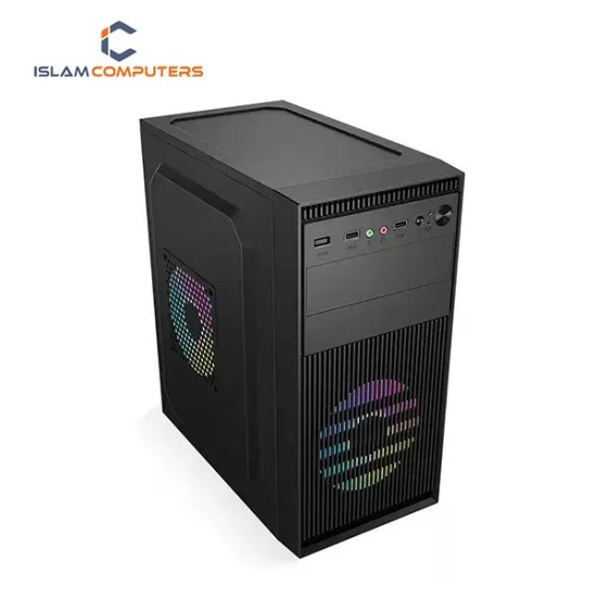 Golden Field 1718B Micro-ATX Desktop Casing - Black