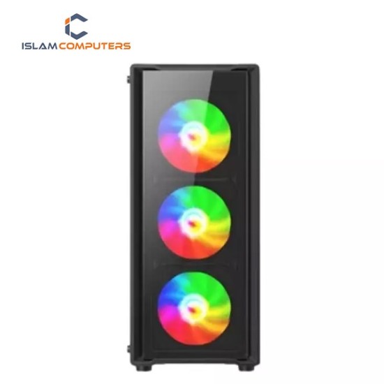 APTECH 305-A03 ARGB GAMING CASE (BLACK)