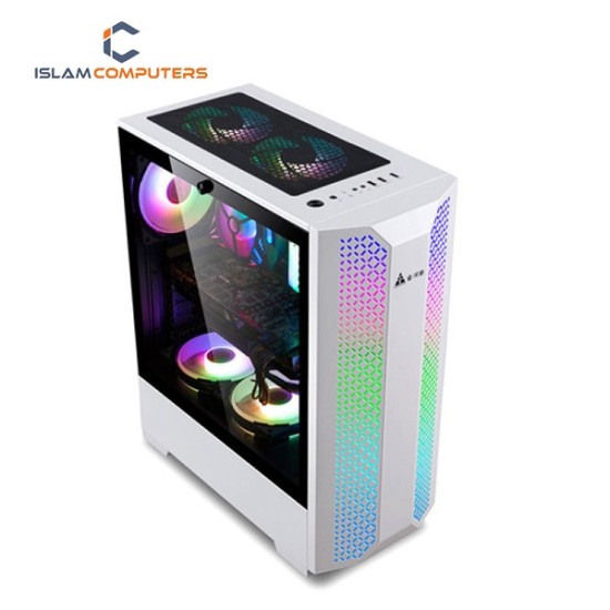 Golden Field 7689W-White ATX Gaming Casing