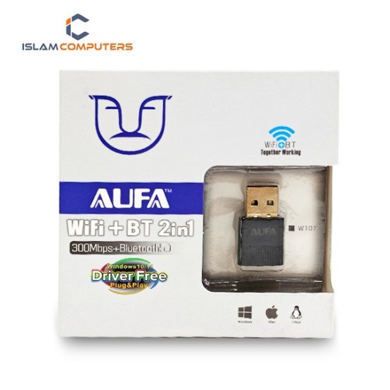 AUFA 300Mbps WiFi+5.1 Blutooth 2in1 Adapter
