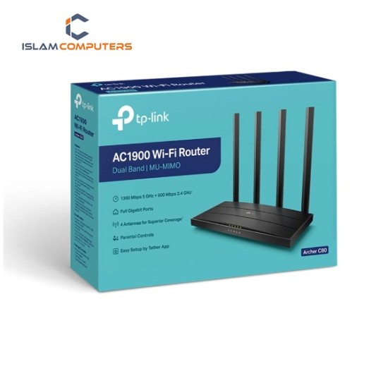 TP-Link Archer C80 AC1900 Dual-Band Gigabit WiFi Router