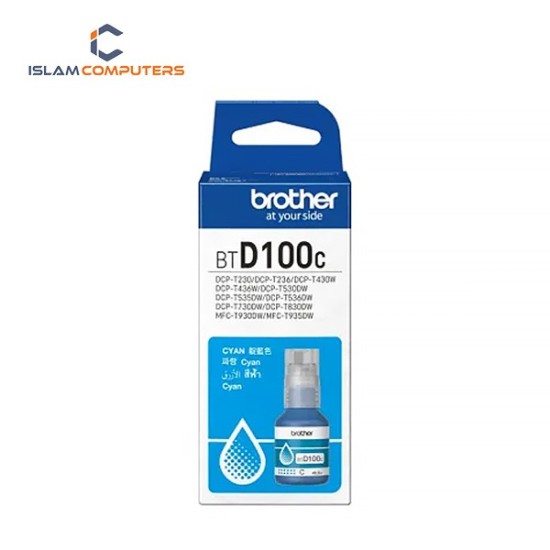 Brother BTD100C Cyan Ink Bottle