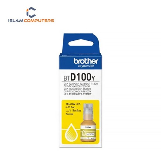 Brother BTD100Y Yellow Ink Bottle