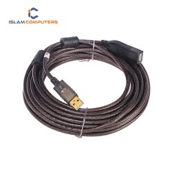 Dtech USB Male to Female, 10 Meter, Black Extension Cable