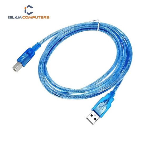 DTECH DT-CU0093 USB Type-A Male to Type-B Male, 1.8 Meter, Blue Printer Cable