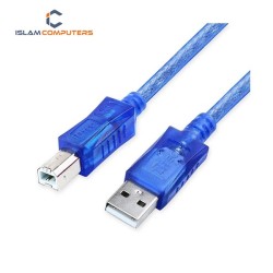 DTECH DT-CU0093 USB Type-A Male to Type-B Male, 1.8 Meter, Blue Printer Cable
