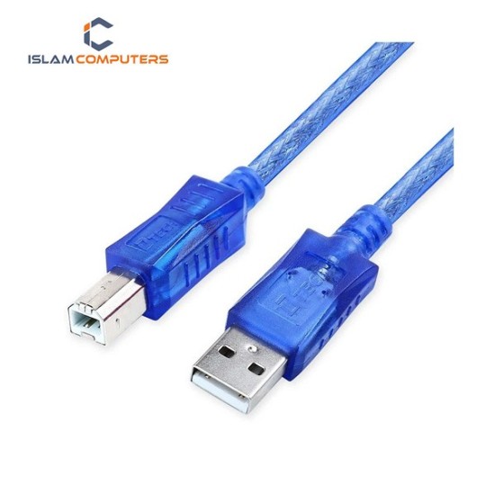 DTECH DT-CU0093 USB Type-A Male to Type-B Male, 1.8 Meter, Blue Printer Cable