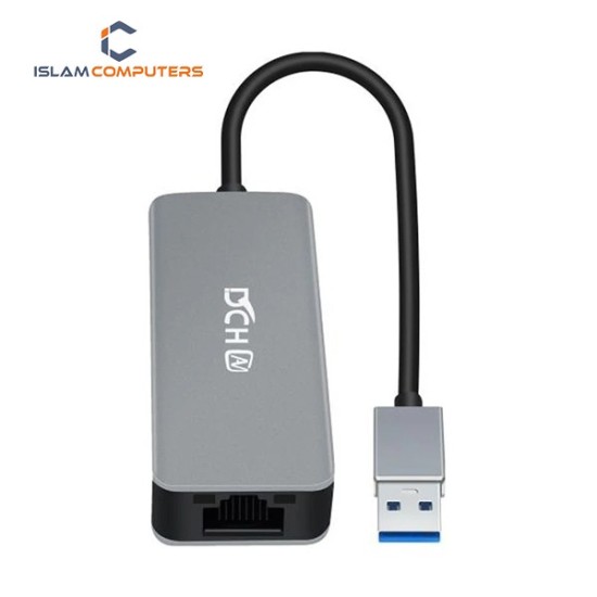 DTECH USB Male to LAN Female Space Gray Converter #DT-2944