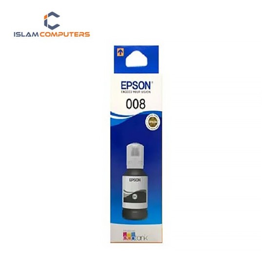 EPSON 008 Black Ink Bottle (Bundle With Full Set)