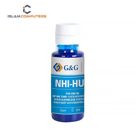 G&G GT52-CYAN NHI-HUC-70ml Ink Bottle