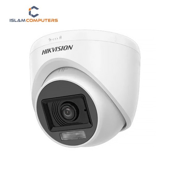 Hikvision DS-2CE76D0T-LPFS 2MP Dual Light Audio Fixed Turret Camera