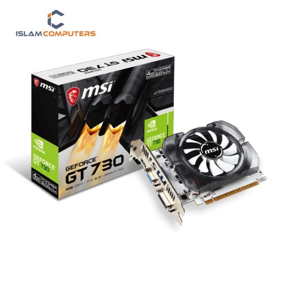 MSI GeForce GT 730 4GB DDR3 Graphics Card