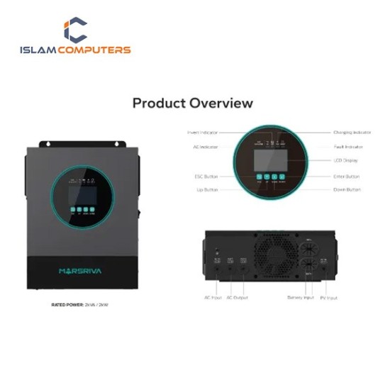 Marsriva MR-SPF2K-LP1-TL20E 2kW Hybrid Solar Inverter