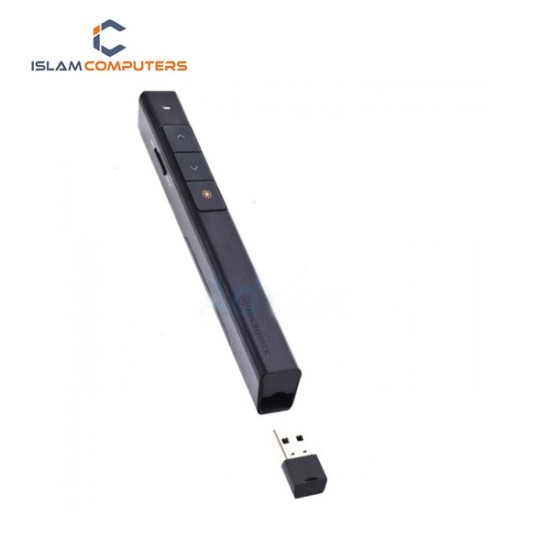 Micropack WPM-06 Black Pocket Wireless Red laser 100M Range Presenter