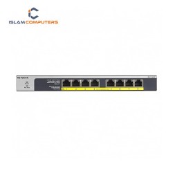 Netgear GS108LP 8-Port Gigabit PoE Unmanaged Rackmount Switch (PoE Budget 60W)