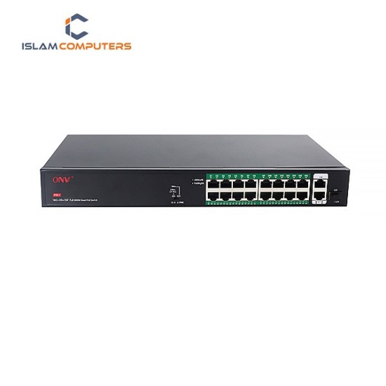 ONV Gigabit 19-port PoE switch