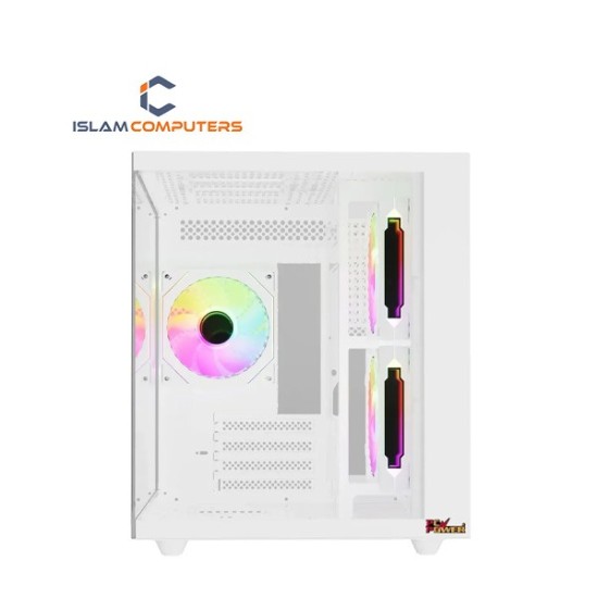 PC POWER ICE CUBE MINI V2 WH Casing With 5 FANS