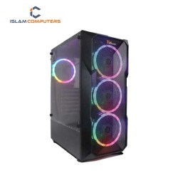 PC Power GC2301 Mid Tower (Mesh Black) ATX Gaming Desktop Casing