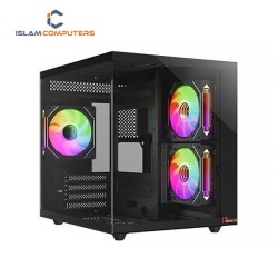 PC Power GS620 ICE Cube Mini V2 5 Fans Gaming Case Black