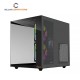 PC Power GS620 ICE Cube Mini V2 5 Fans Gaming Case Black
