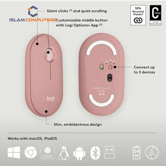 Logitech Pebble 2 Wireless Keyboard & Mouse Combo