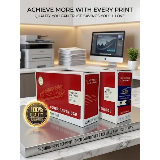 Power Print TN‑056 Black Laser Toner Cartridge (Without Chip)