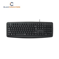 RAPOO NK2600 Spill-resistant Black Wired USB Keyboard