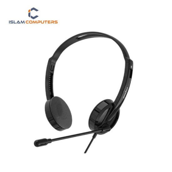 Rapoo H101 Wired Stereo Headphone Black