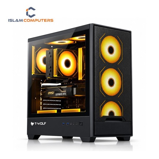 T-Wolf BLAZE BOX X4 ARGB Mid-Tower E-ATX Gaming Casing