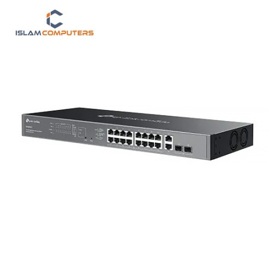 TP-Link Omada ES220GMP 20-Port Gigabit Easy Managed Switch with 16-Port PoE+