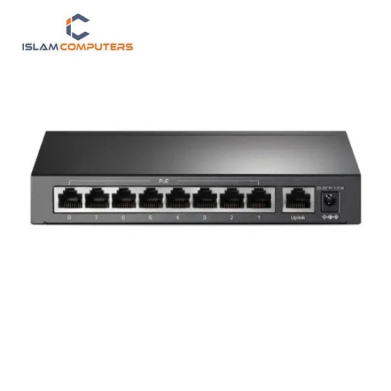 TP-Link TL-SF1009P 9-Port 10/100Mbps Desktop Switch with 8-Port PoE+