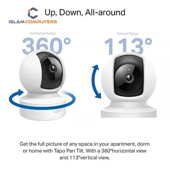 TP-Link Tapo C212 3MP Pan & Tilt Wi-Fi Security Camera