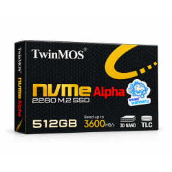 TwinMOS AlphaPro 512GB NVMe M.2 2280 SSD