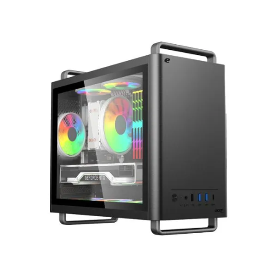 ACER Gadget U320BG Black Micro-ATX Business Case