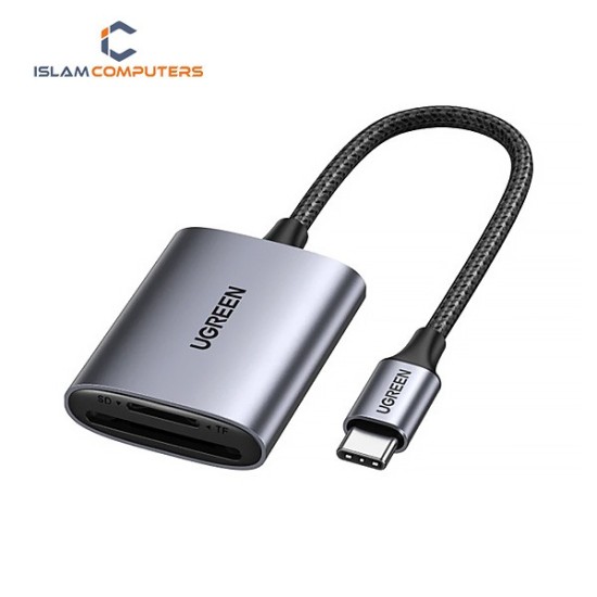UGREEN CM401 (80888) USB Type-C Male to SD/TF Gray Card Reader