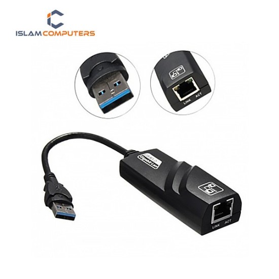 USB 3.0 to 10/100/1000 Mbps Gigabit RJ45 Ethernet LAN Network Adapter For P L6U3