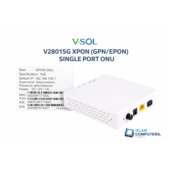 DBC 1GE FTTH XPON ONU