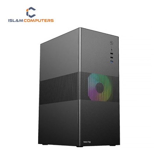 Value Top T883R Mid Tower Black ATX Desktop Case with Standard PSU