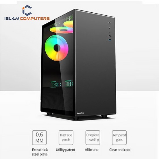 Value Top V500 Mini Tower Micro-ATX Black Desktop Casing