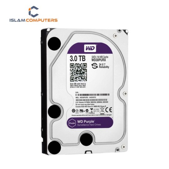 Western Digital 3TB Purple Surveillance HDD