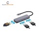 Xtreme Type-C Male to HDMI & Dual USB 3.0 Female Gray Multi-Interface HUB