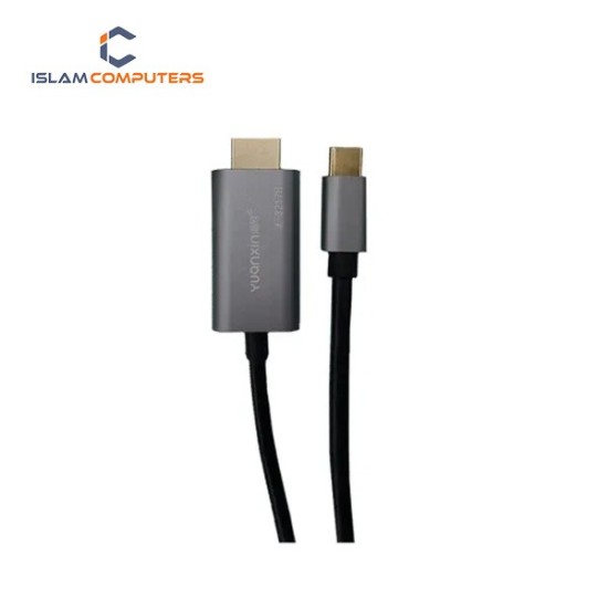 Yuanxin X-3217H USB Type-C Male to HDMI Male 1.8 Meter Cable