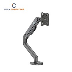 Zeno M8/B 17-32 Inch Black Adjustable Single Arm Monitor Desktop Mount Stand