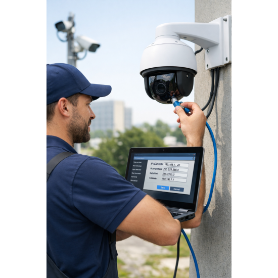Surveillance System Fitting, Fixing & Installation (Critical & Long distance)