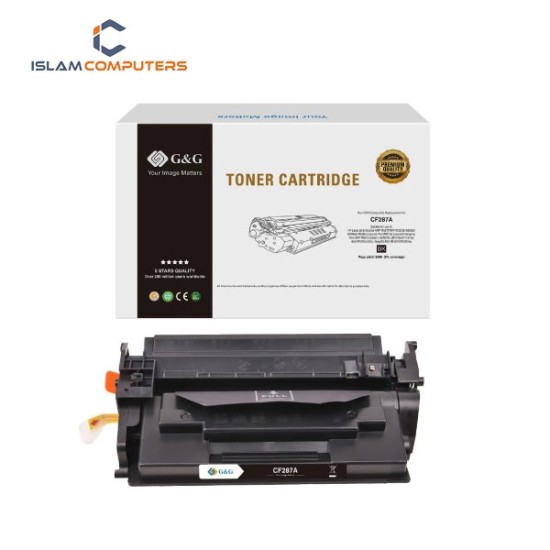 G&G CF287A Laser Monochrome Toner for HP LaserJet Pro M501dn / M527 & Canon LBP310x / 311 / 312x/dn (9,000 Pages)